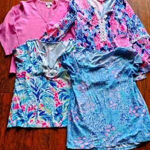 Lilly Pulitzer 4 different tops size M